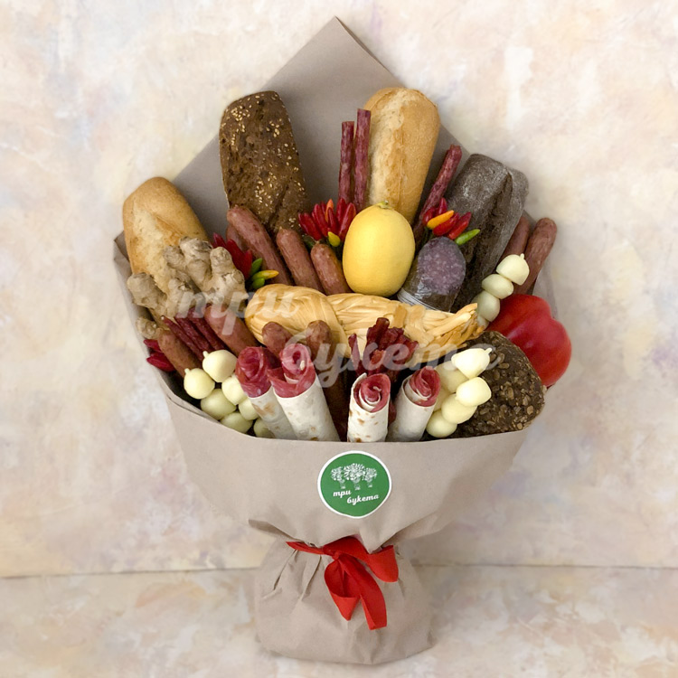 Букет с колбасой L