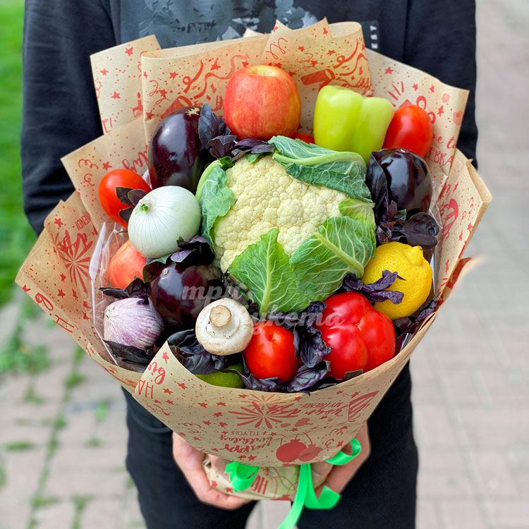 Букет "Капуста на изоляции" (в руках)